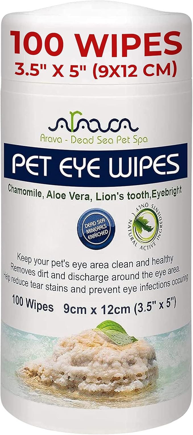 Arava Pet Eye Wipes for Dogs