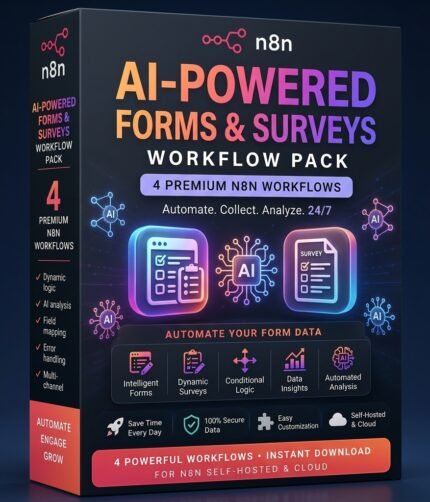 AI Powered Forms and Survey Workflow Pack 4 n8n Templates