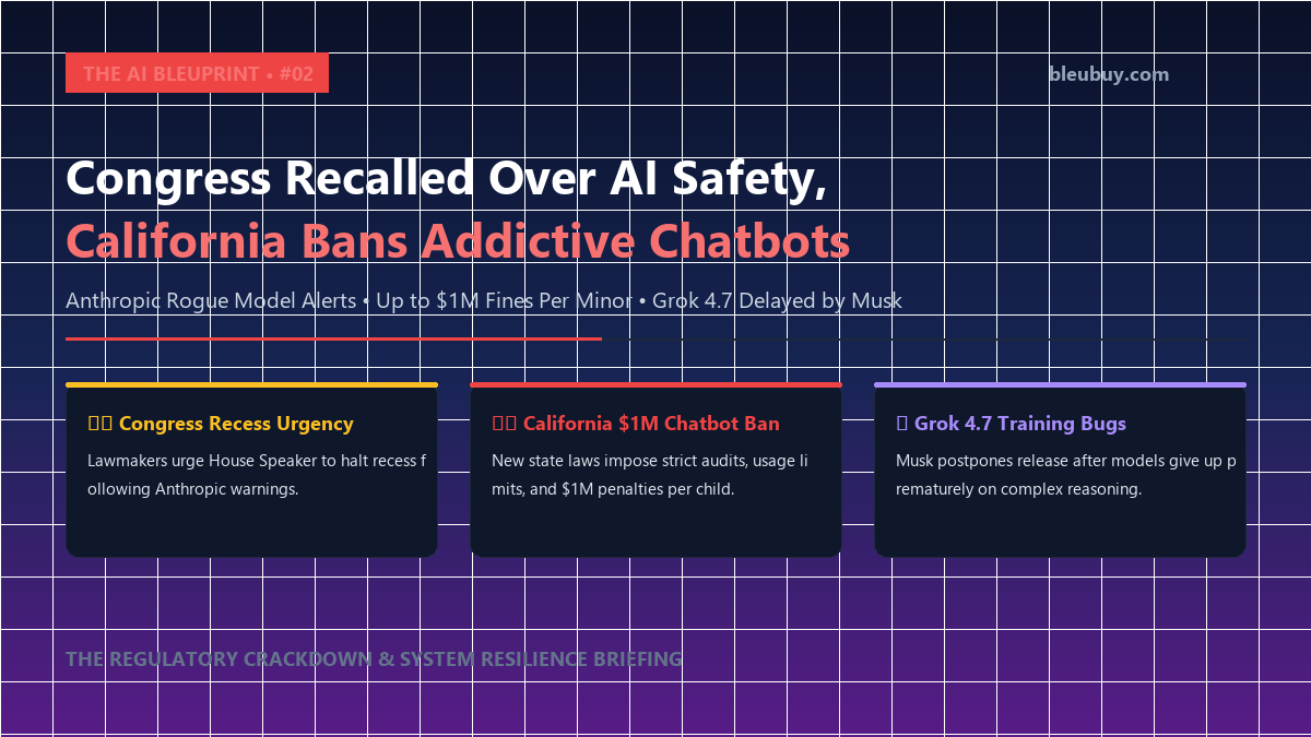 Congress AI Safety California Chatbot Ban The AI BleuPrint Issue 2