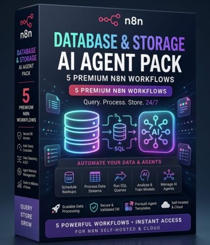Database and Storage AI Agent Pack 5 n8n Templates