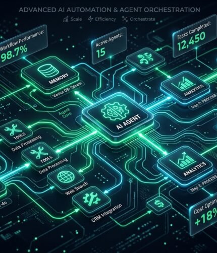 How to build AI agents in n8n for beginners architectural diagram and nodes