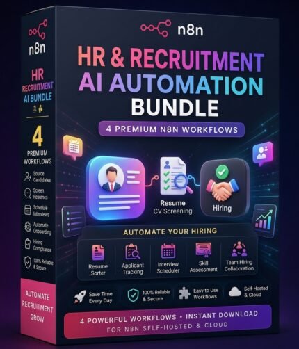 HR & Recruitment AI Automation Bundle 4 n8n Templates