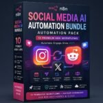 Instagram Twitter Reddit Social Media AI Bundle 10 n8n Templates