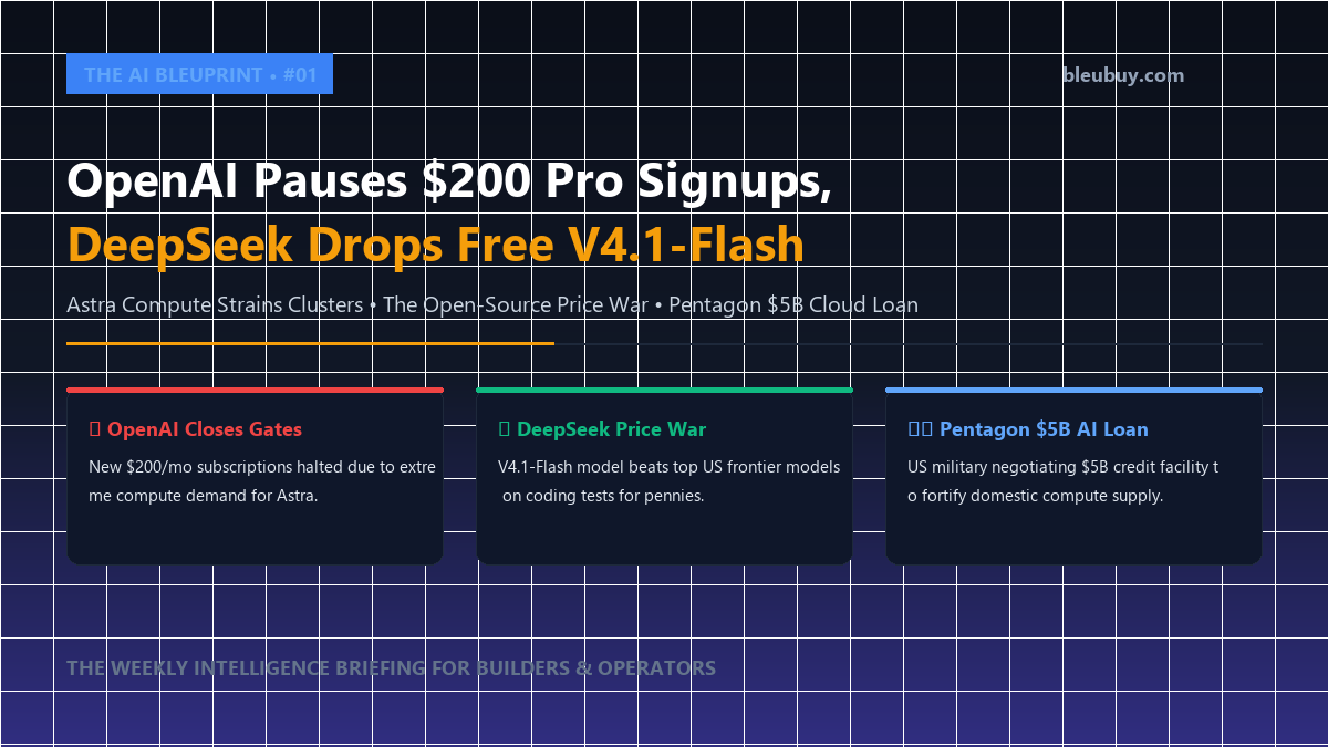 OpenAI Pauses Pro Signups DeepSeek V4.1 The AI BleuPrint Issue 1